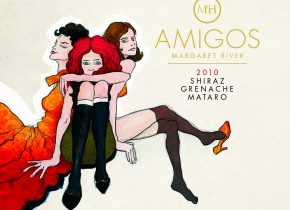 McH_Amigos Shiraz Gren Mataro 2010 label